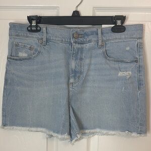 Loft distressed jeans shorts